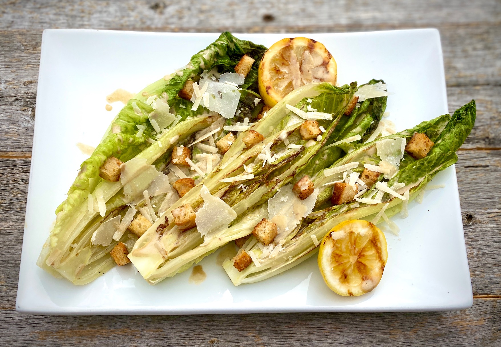 Make a Meal: Easy Grilled Caesar with Homemade Dressing